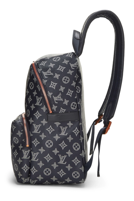Navy Upside Down Monogram Canvas Apollo Backpack, , large image number 2