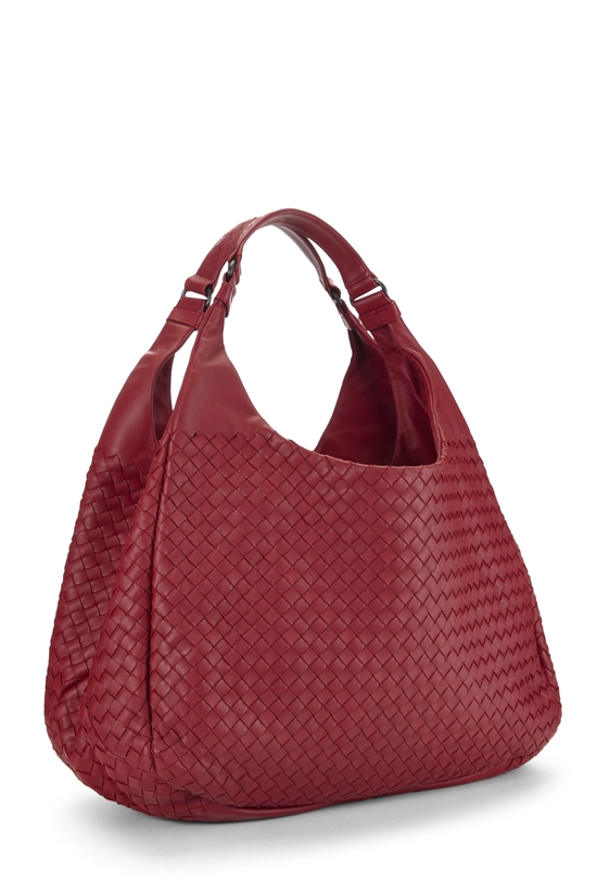 Red Intrecciato Campana Tote Large, , large image number 1
