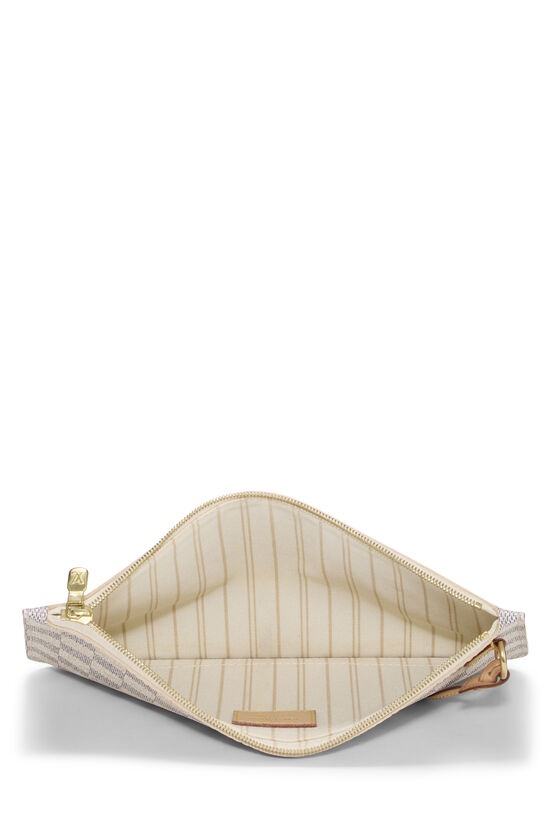 Damier Azur Neverfull Pouch, , large image number 3