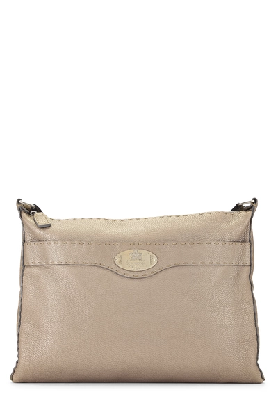 Grey Leather Selleria Messenger