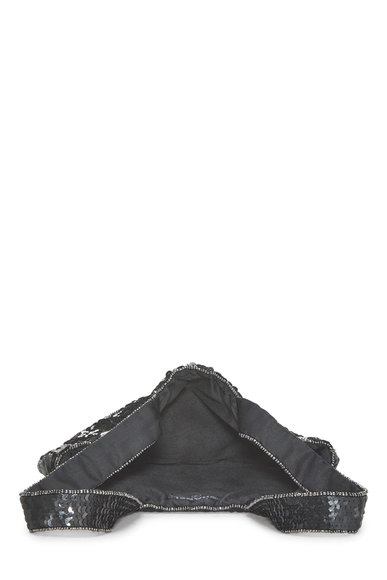 Black Sequin Handbag, , large image number 5