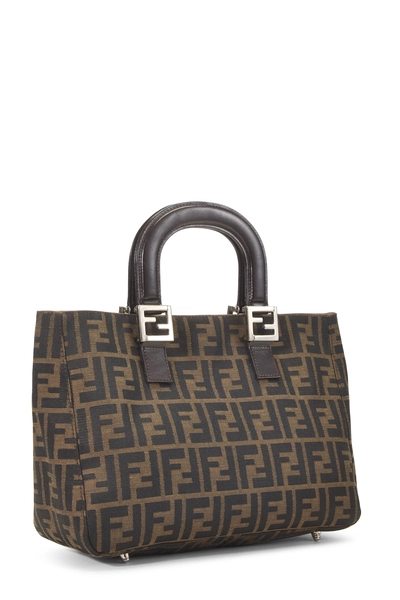 Fendi Brown Zucca Canvas Handbag — photo 2