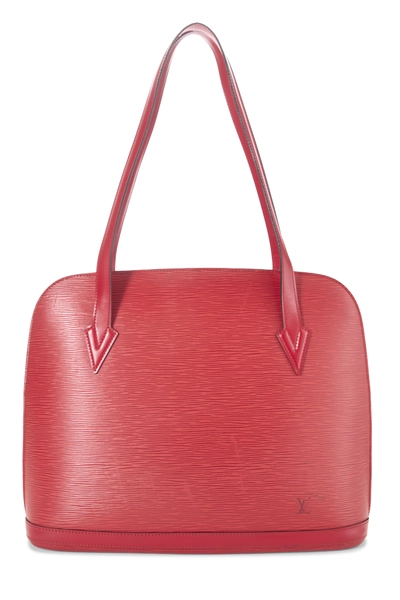 Louis Vuitton Red Epi Lussac