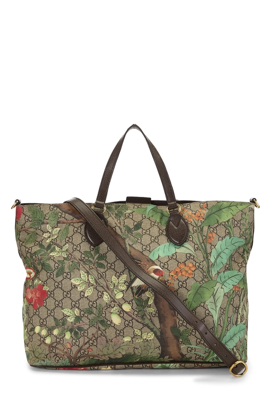 Brown GG Supreme Canvas Tian Tote Large, , large image number 3