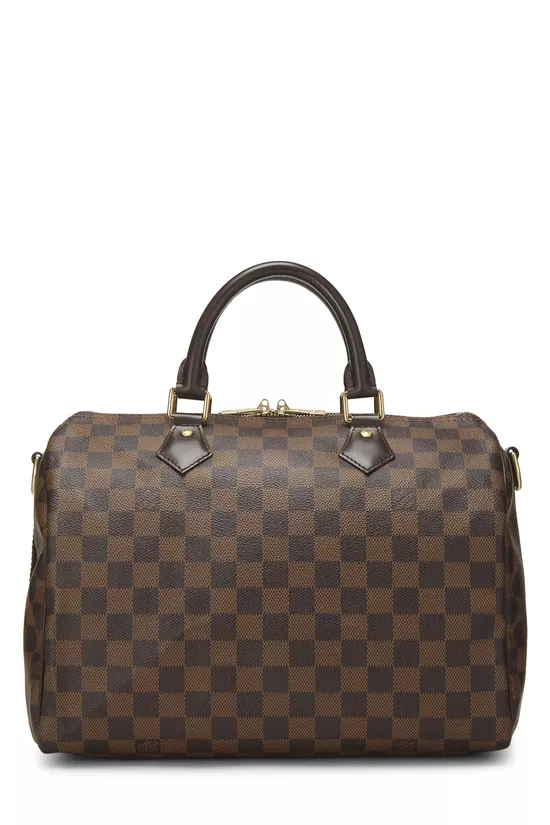 Damier Ebene Speedy Bandouliere 30, , large image number 0