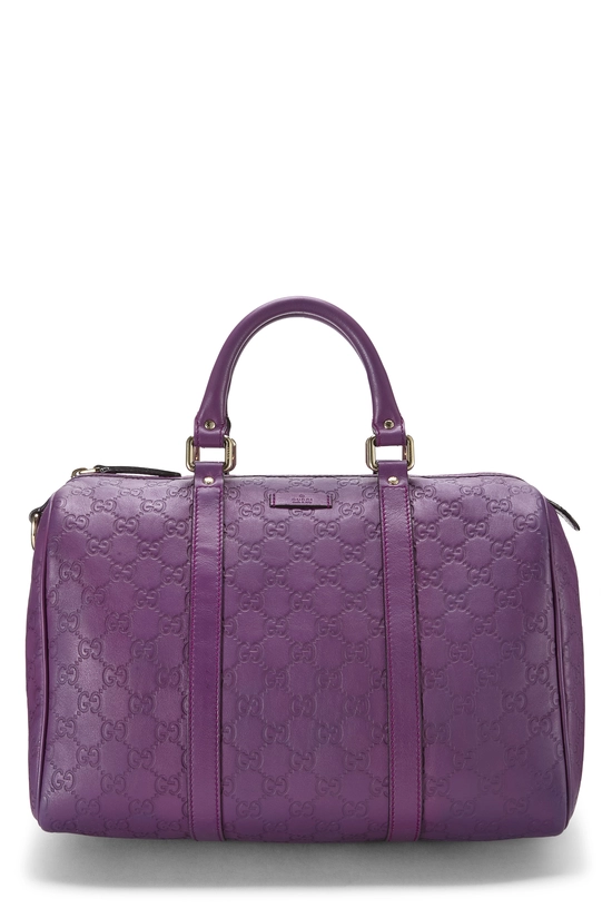 Purple Guccissima Leather Joy Boston Handbag, , large image number 0