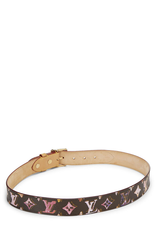 Richard Prince x Louis Vuitton Monogram Watercolor Ceinture Belt, , large image number 2