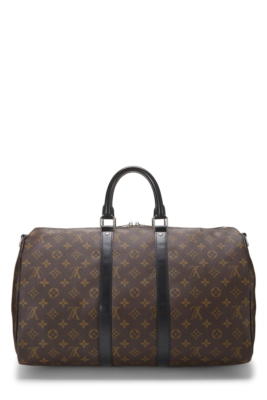 Monogram Macassar Keepall Bandouliere 45, , large image number 3