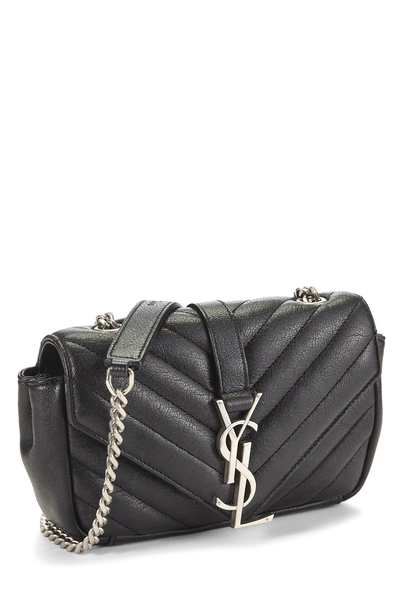 Black Lambskin Baby Chain Bag, , large