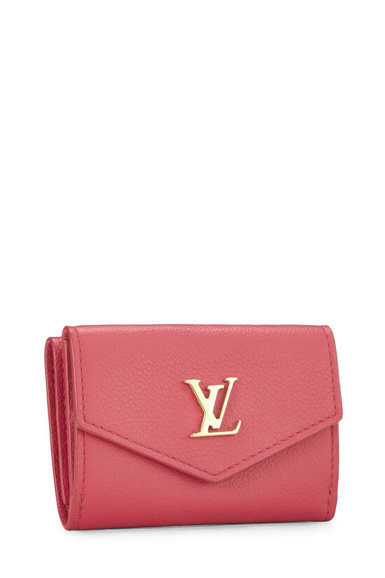 Pink Calfskin Lockmini Wallet, , large image number 1