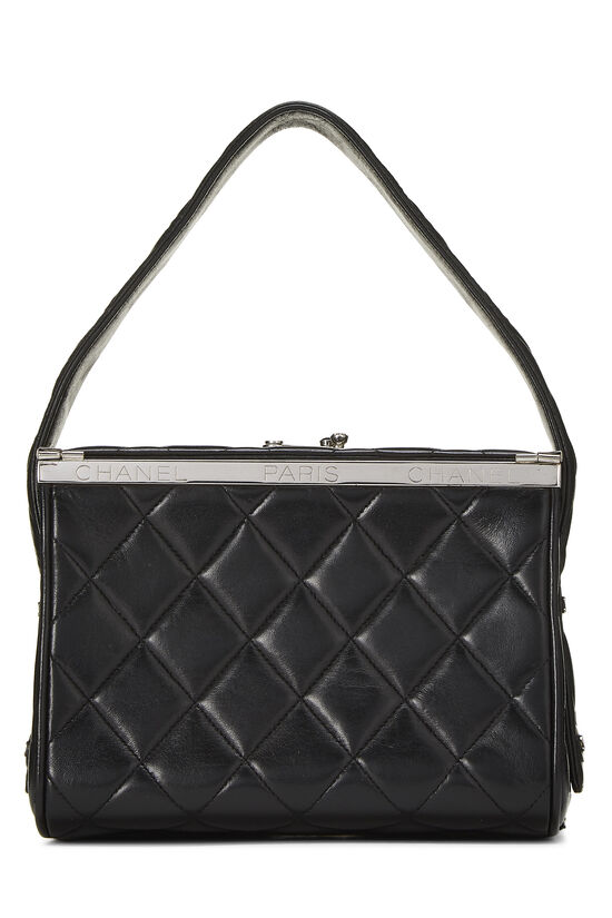 Chanel Vintage Shoulder Bag Black Patent leather ref.154321 - Joli Closet