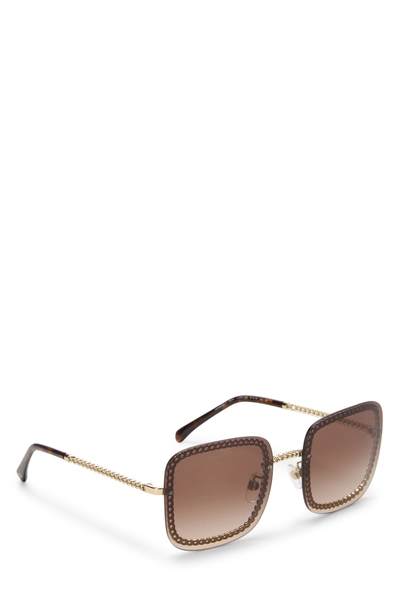 Brown Metal Sunglasses 4244, , large