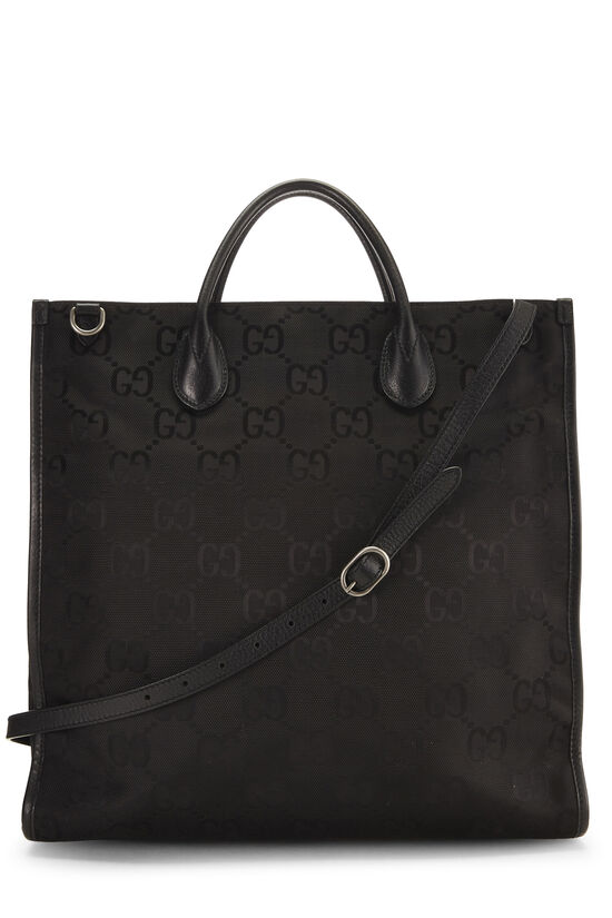 Black GG Nylon Off the Grid Tote, , large image number 4