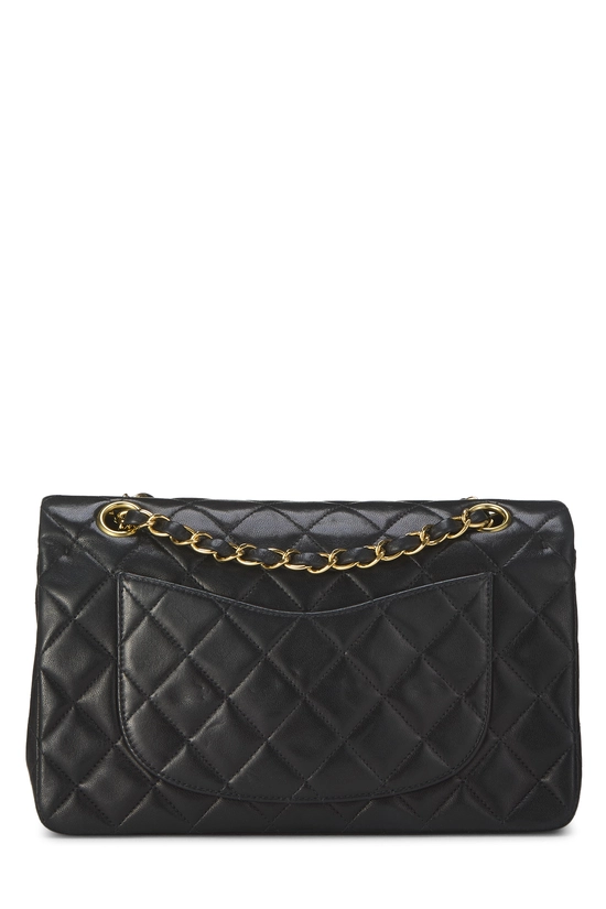 Black Quilted Lambskin Classic Double Flap Small, , large image number 3