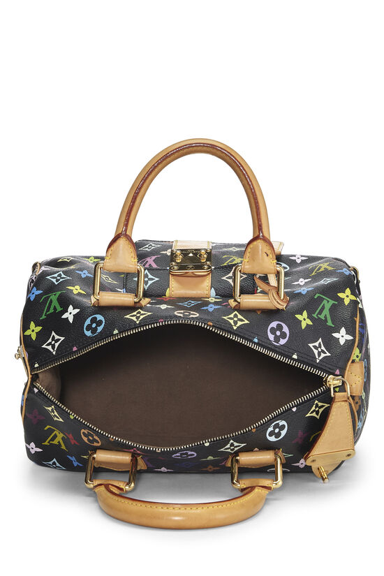 Louis Vuitton Multicolore Speedy 40 white Murakami bag satchel handbag  vintage