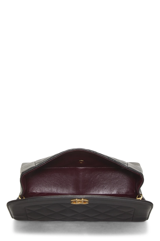 Black Quilted Lambskin Diana Flap Medium, , large image number 5