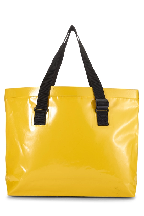 Yellow Vinyl Tote XL, , large image number 3