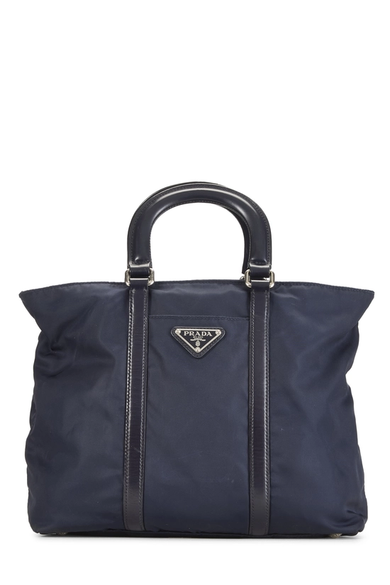 Navy Nylon Convertible Tote, , large image number 0