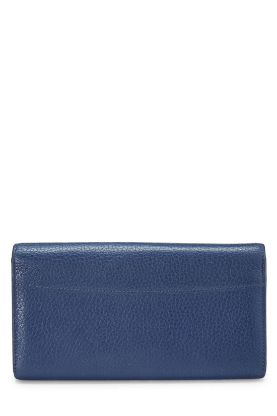 Blue Taurillon Capucines Wallet , , large image number 4
