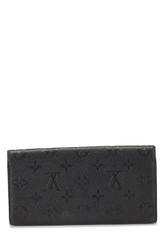Noir Monogram Empreinte Emilie Wallet, , large image number 2