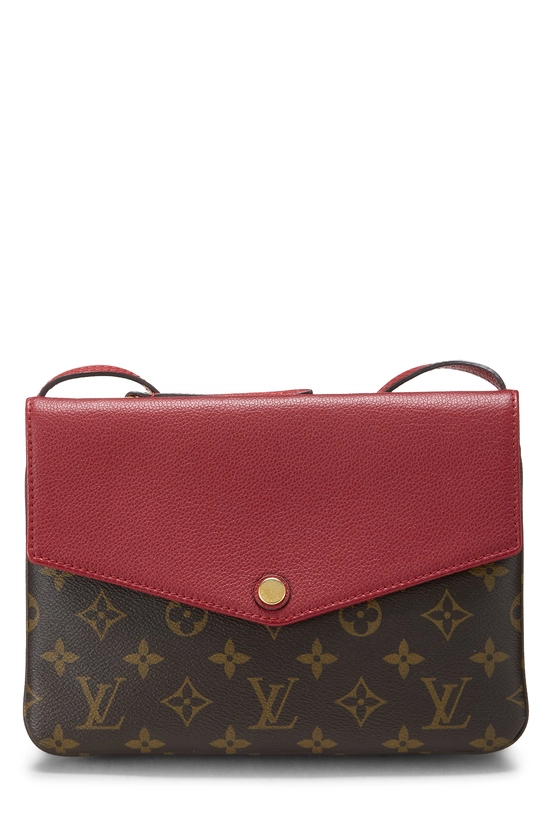 Red Monogram Canvas Twice, , large image number 0