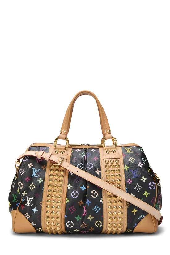 Takashi Murakami x Louis Vuitton Black Monogram Multicolore Courtney GM, , large image number 3