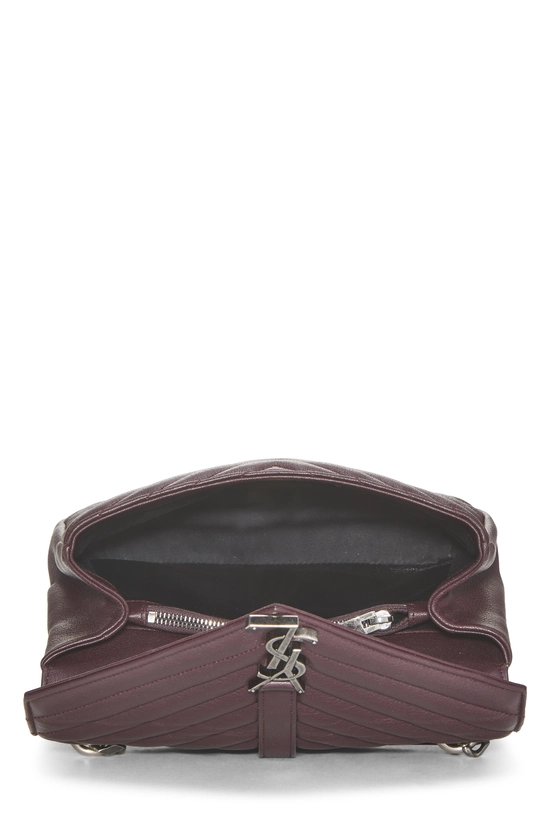 Burgundy Chevron Leather College Medium, , large image number 5