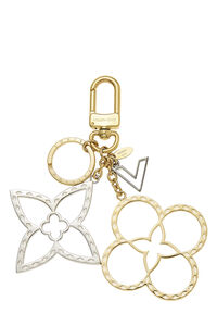 Louis Vuitton Gold & Pink Mosaique Monogram Bag Charm QJJBEU17MB008