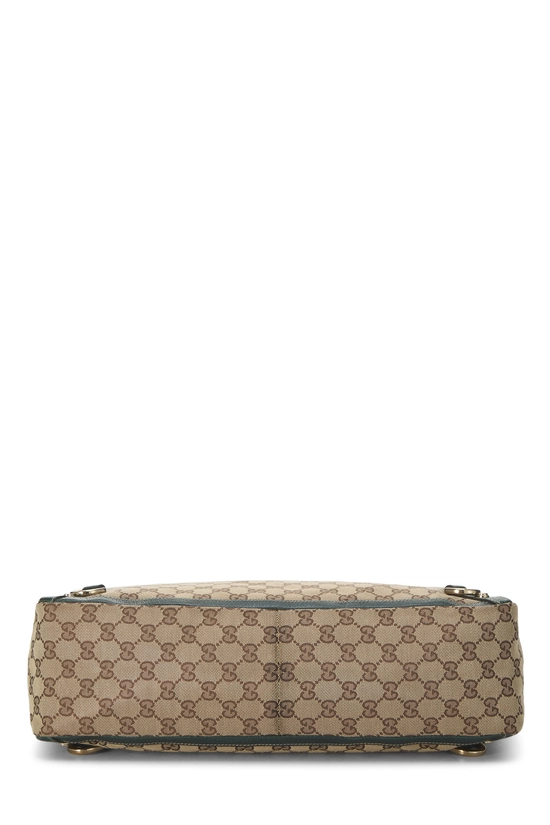 Green GG Canvas D-Ring Abbey Tote XL, , large image number 4