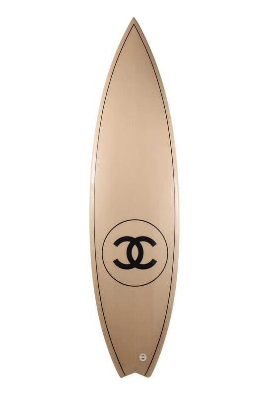 Philippe Barland x Chanel Limited Edition Beige Polyurethane Surfboard, , large image number 0
