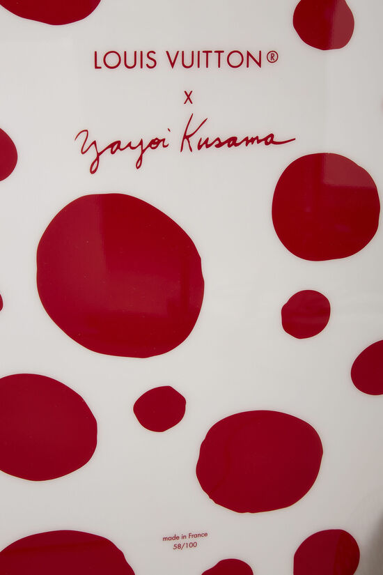 Yayoi Kusama x Louis Vuitton Red & White Infinity Dots Shortboard  QJA4OPIKMB000