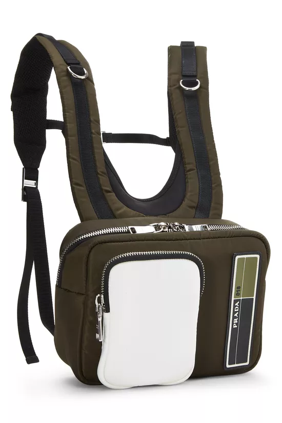 Multicolor Nylon Tech Backpack, , large image number 1