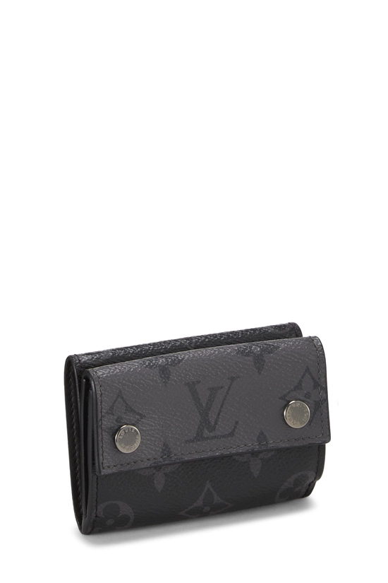 Black Reversed Monogram Eclipse Discovery Compact Wallet, , large image number 1