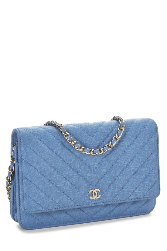 Blue Caviar Chevron Wallet on Chain (WOC), , large image number 1