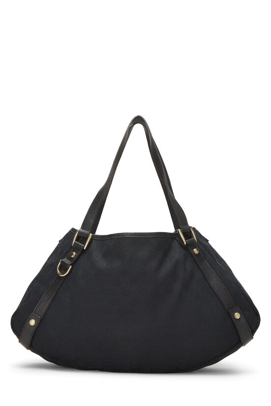 Black GG Canvas Abbey Tote Large, , large image number 3