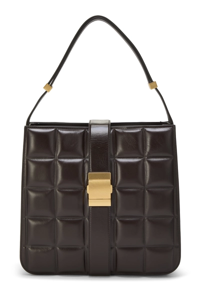 Brown Padded Maxi Marie Shoulder Bag
