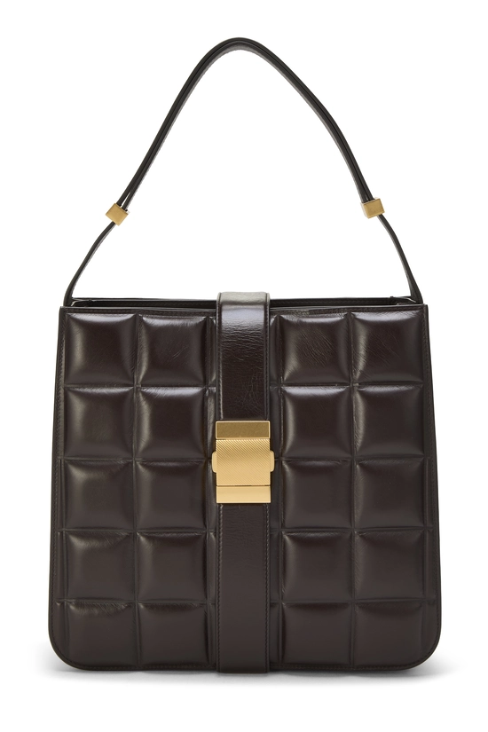 Brown Padded Maxi Marie Shoulder Bag, , large image number 0