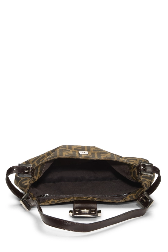 Brown Zucca Canvas Shoulder Bag, , large image number 5