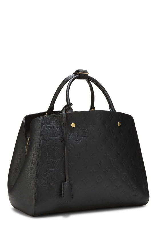 Black Monogram Empreinte Montaigne MM, , large image number 1