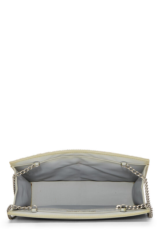 Multicolor Sequin & Grey Nylon 'CC' Shoulder Bag, , large image number 5