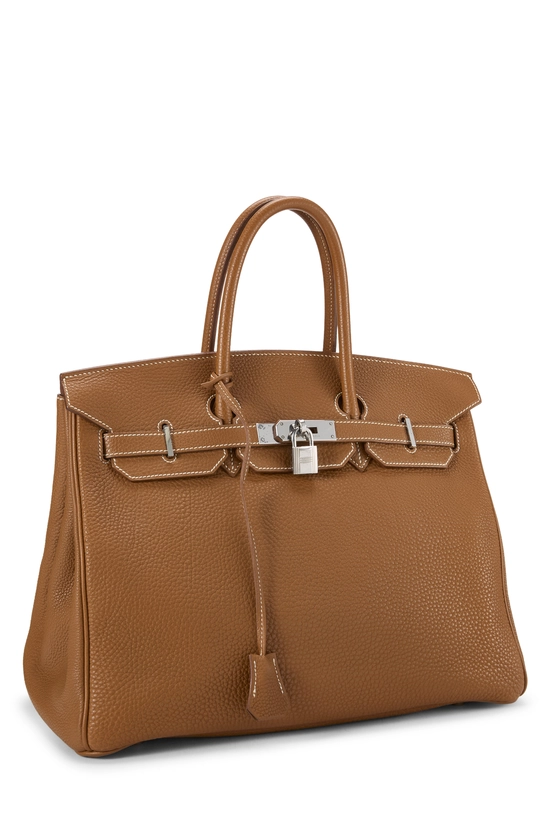Gold Togo Birkin 35, , large image number 1