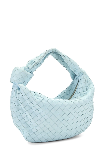 Bottega Veneta Blue Intrecciato Leather Teen Jodie — photo 2