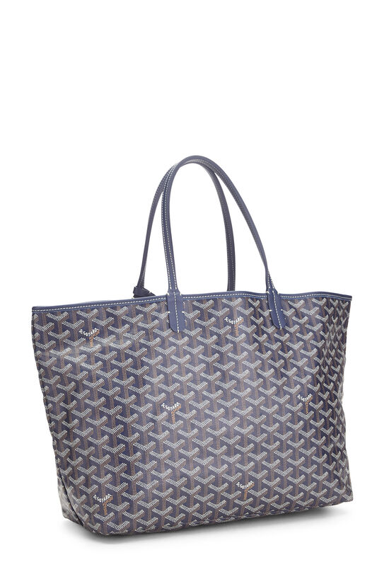 Navy Goyardine Canvas Saint-Louis PM, , large image number 1