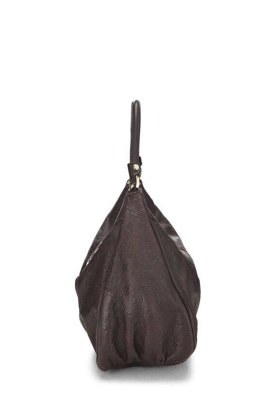 Brown Guccissima D-Ring Abbey Shoulder Bag, , large image number 2