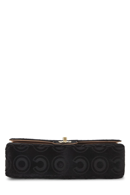 Black Ponyhair Classic Double Flap Medium, , large image number 4