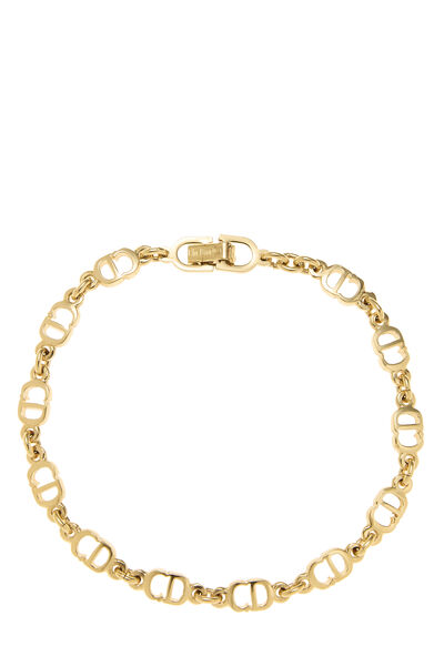 Gold 'CD' Bracelet, , large