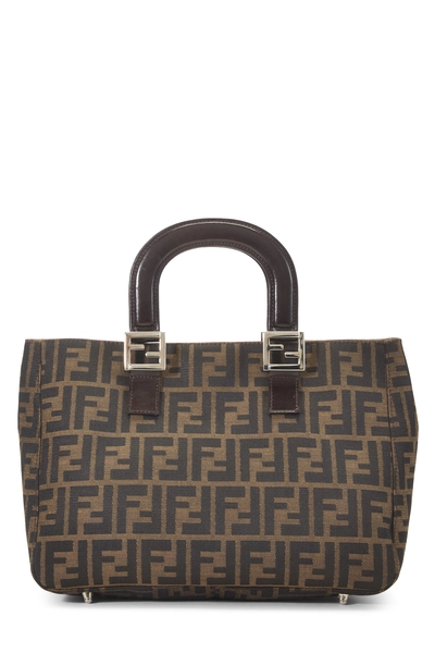 Fendi Brown Zucca Canvas Handbag