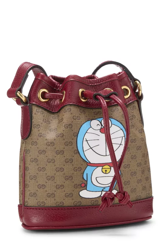Doraemon x Gucci Coated Canvas Bucket Bag Mini, , large image number 1