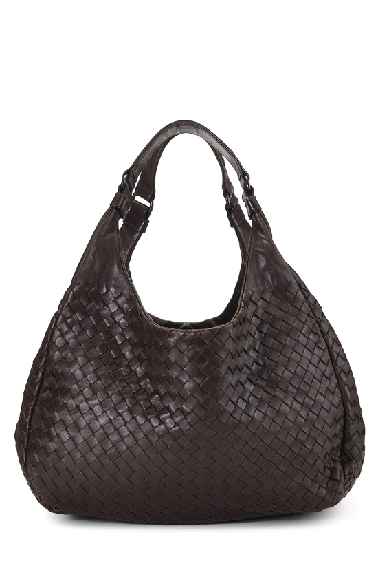 Brown Intrecciato Campana Tote Small, , large image number 0