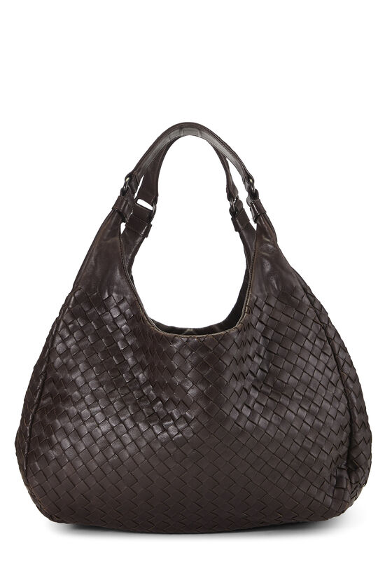 Brown Intrecciato Campana Tote Small, , large image number 0